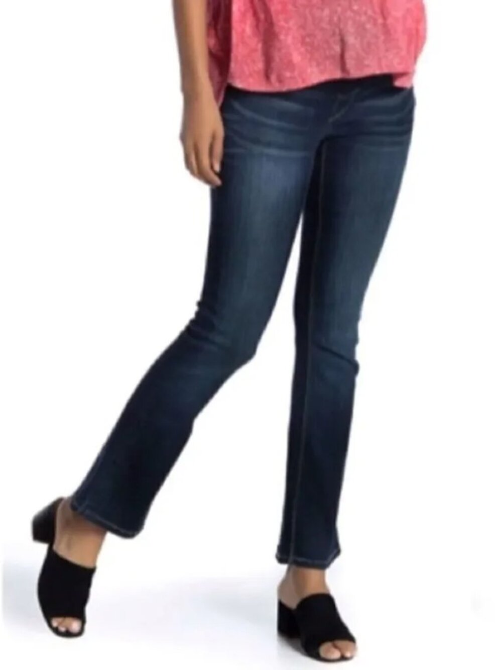 1822 DENIM New Maternity Jeans Stretch Top Pull On Bootcut Women's 29 NWOT